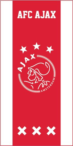 Afbeeldingen van Ajax Handdoek - wit/rood/wit