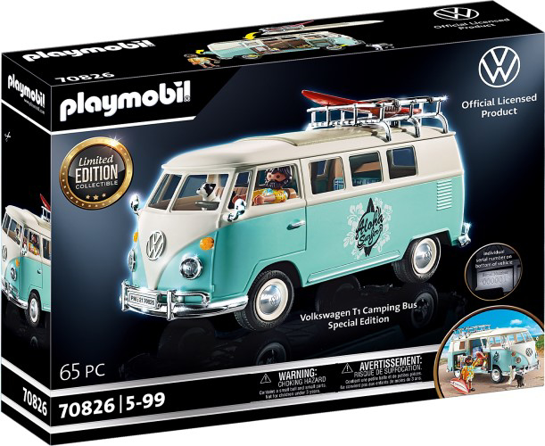 Picture of Playmobil Volkswagen T1 campingbus - Special Edition (70826)