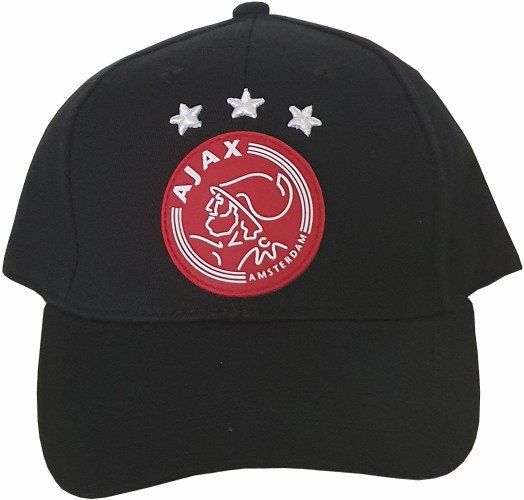 Afbeeldingen van Ajax Cap Junior zwart Logo