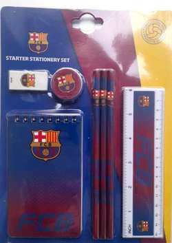 Afbeeldingen van FC Barcelona 5-delige Stationary Set