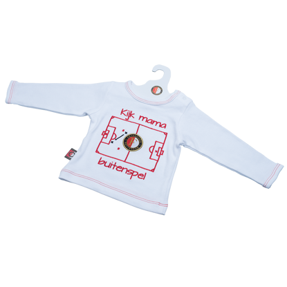 Picture of Feyenoord Baby T-shirt (LM) - Kijk Mama Buitenspel