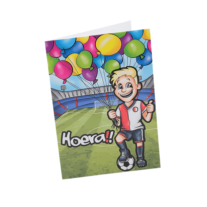 Picture of Feyenoord Verjaardagskaart Coentje - Ballonnnen