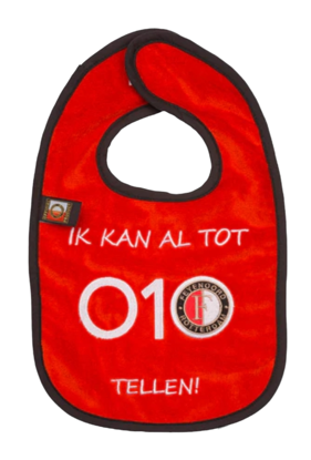 Picture of Feyenoord Baby Slabber - Ik kan al tot 010 tellen!